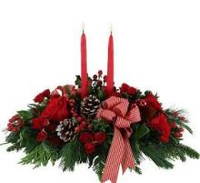 Red Christmas Centerpiece