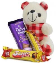 Teddy and chocolates