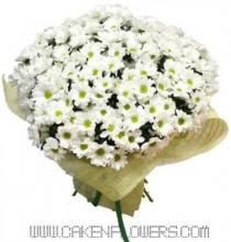 White Chrysanthemums Bouquet